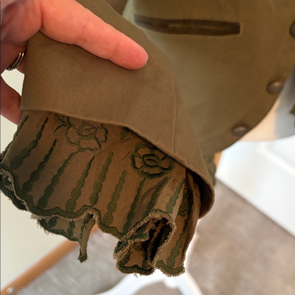 Sundance NWT Olive Button-Up Blazer ๐ - Picture 2 of 13